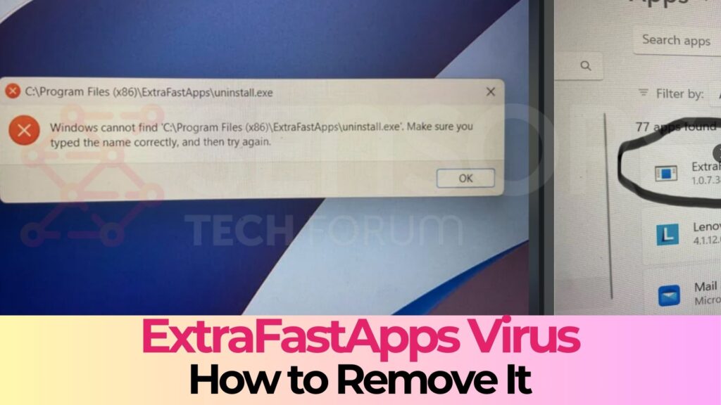 ExtraFastApps Malware - How to Uninstall It 