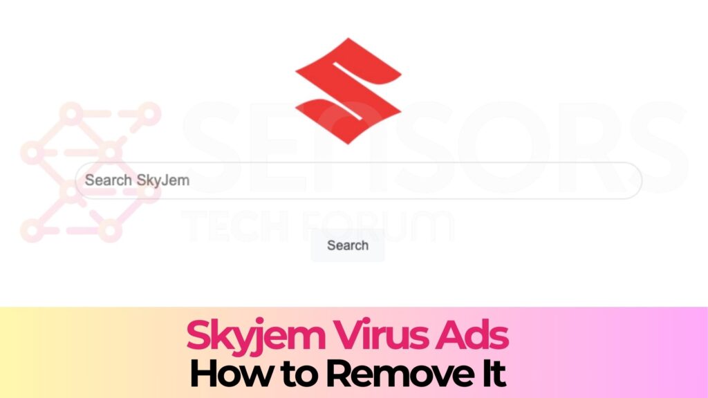 Vírus de anúncios Skyjem.com - Guia de remoção