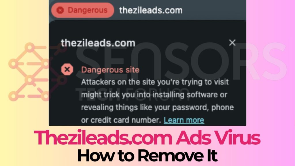 Thezileads.com Ads Virus - Removal Steps