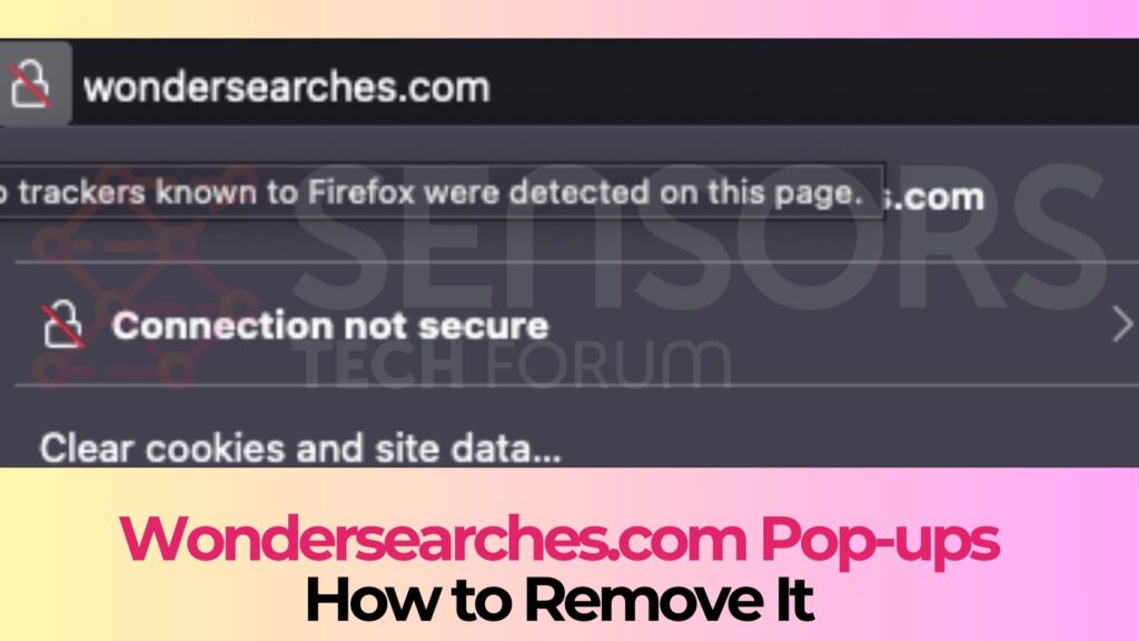 Wondersearches.com Browser Redirect Virus Removal