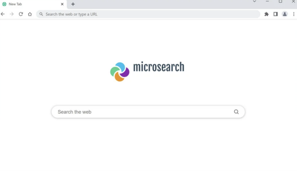 Virus dell'estensione Micro Search Chrome