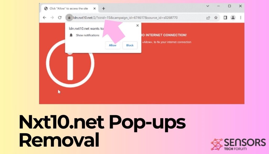 Nxt10.net Pop-ups - Virus Removal