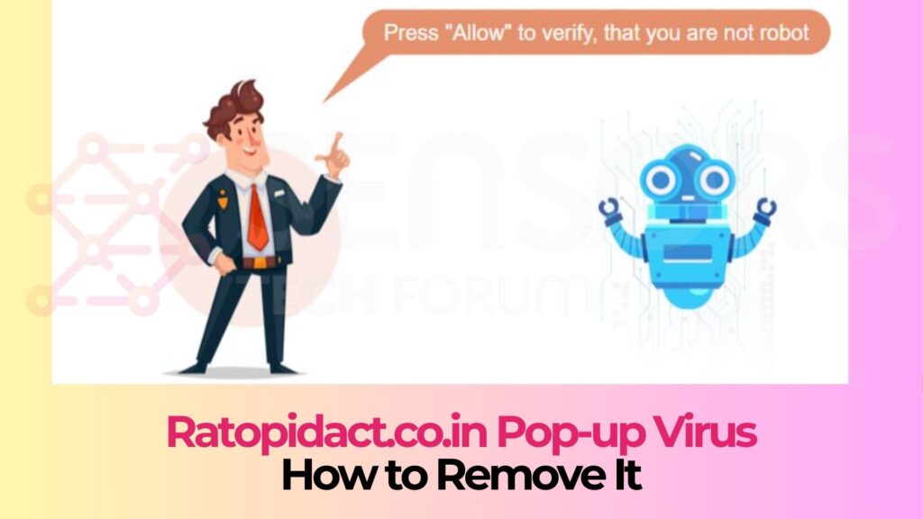 Ratopidact.co.in Pop-up Virus - Hvordan du fjerner det