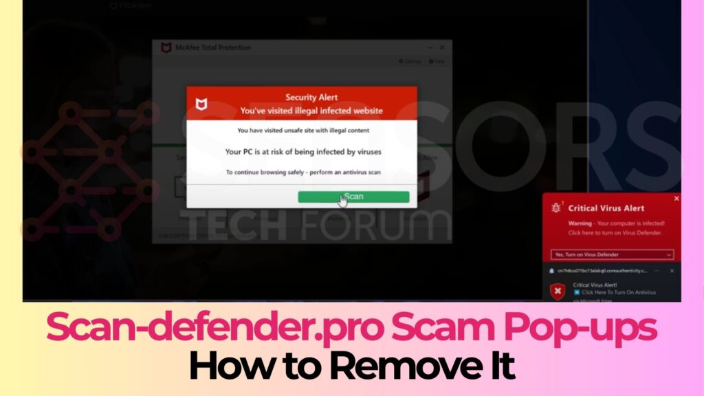 Scan-defender.pro Scam Pop-up - How to Remove It