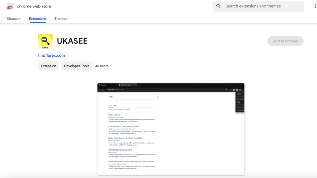 UKASEE Chrome web store download