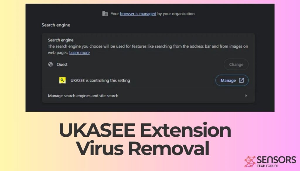 Fjernelse af UKASEE Extension Virus