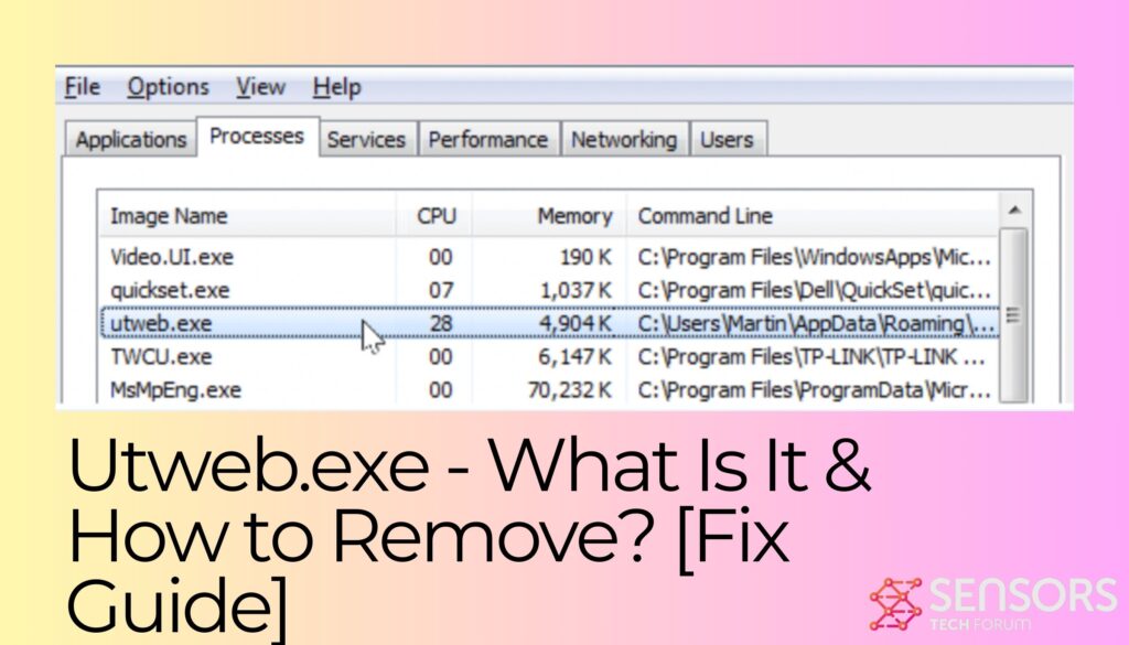 Utweb.exe - What Is It & How to Remove