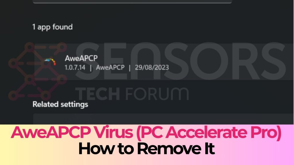 Software antivirus AWEAPCP - Cómo eliminarla