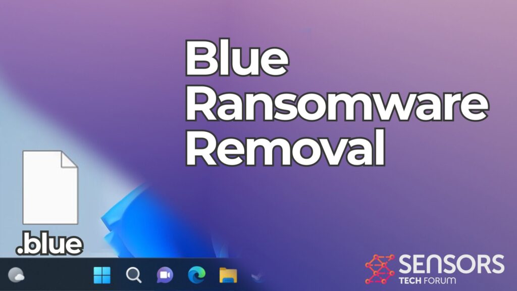 Ransomware blu (.file virus blu) Rimozione + Guida al ripristino