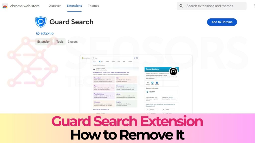 Guard Search Browser Redirect - Removal Guide [Uninstall]