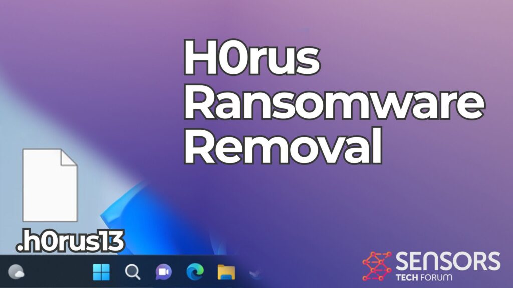 Virus H0rus [.File h0rus13] Rimozione + Recupero