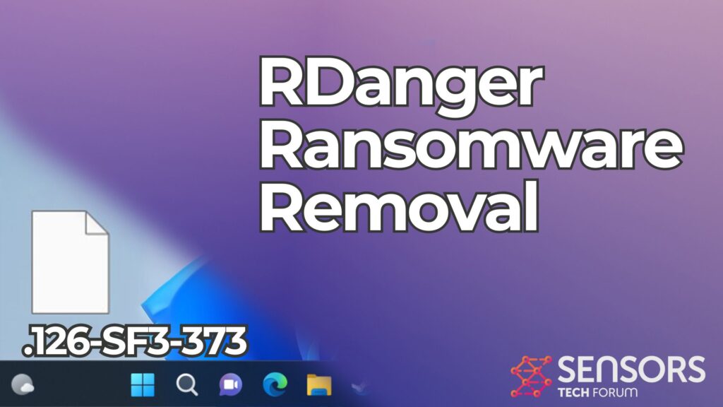 RDanger Ransomware-virus - Verwijdering + Recovery Guide