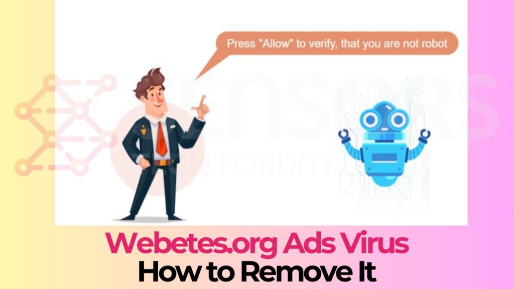 Guide de suppression du virus des publicités pop-up de Webetes.org