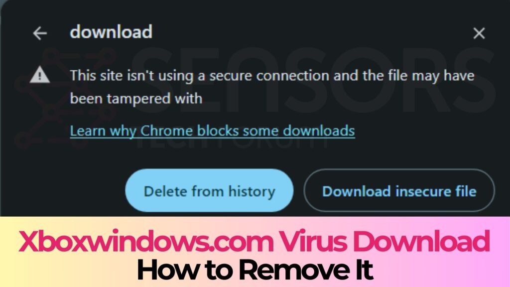 Descarga del virus Xboxwindows.com - Cómo eliminarla 