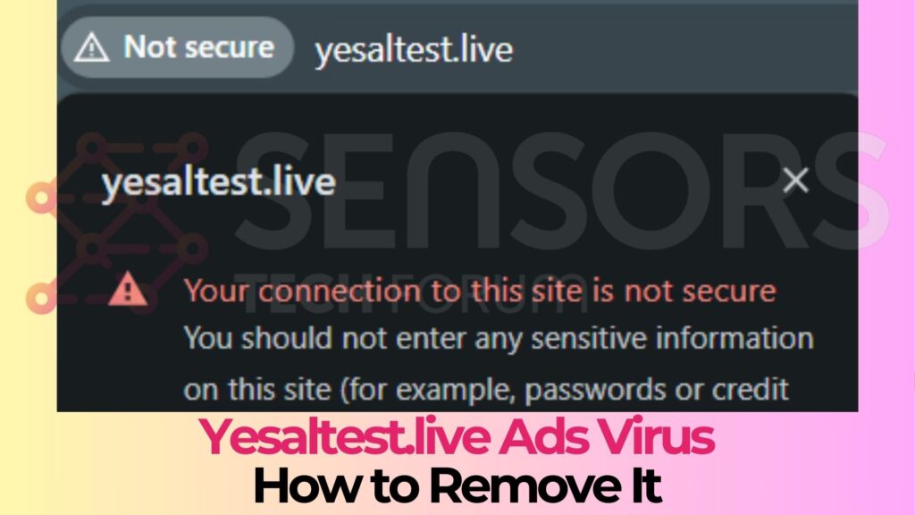 Yesaltest.live Fake Survey Virus Removal Guide [Fix]