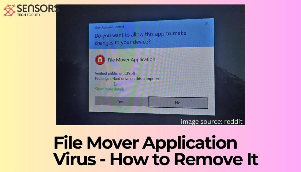 Virus de l'application File Mover - Comment faire pour supprimer ce