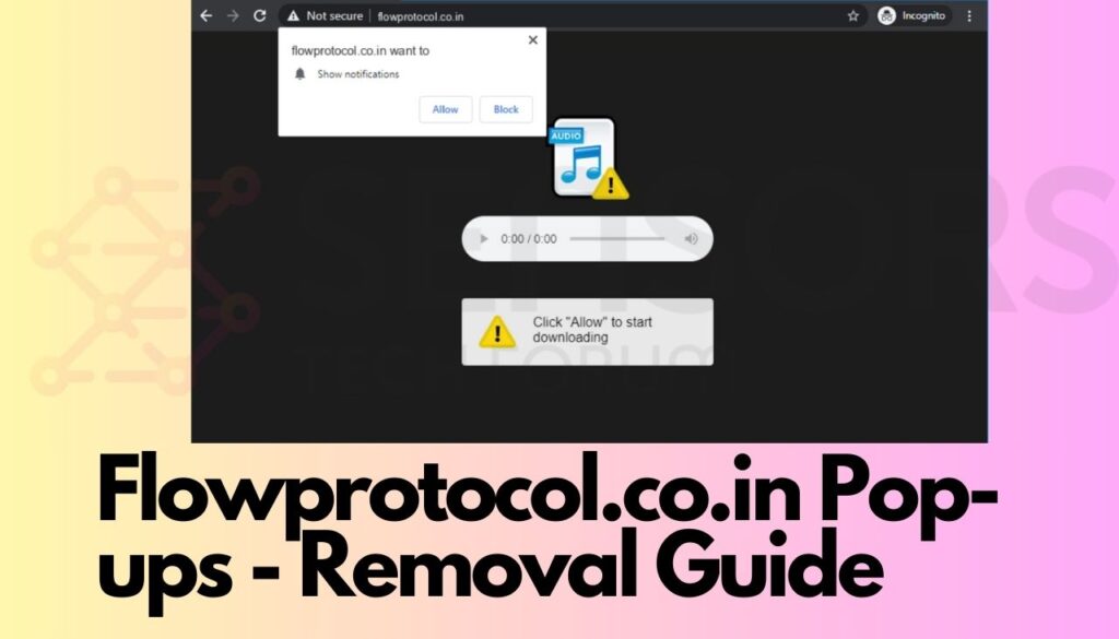 Pop-ups do Flowprotocol.co.in - Como remover