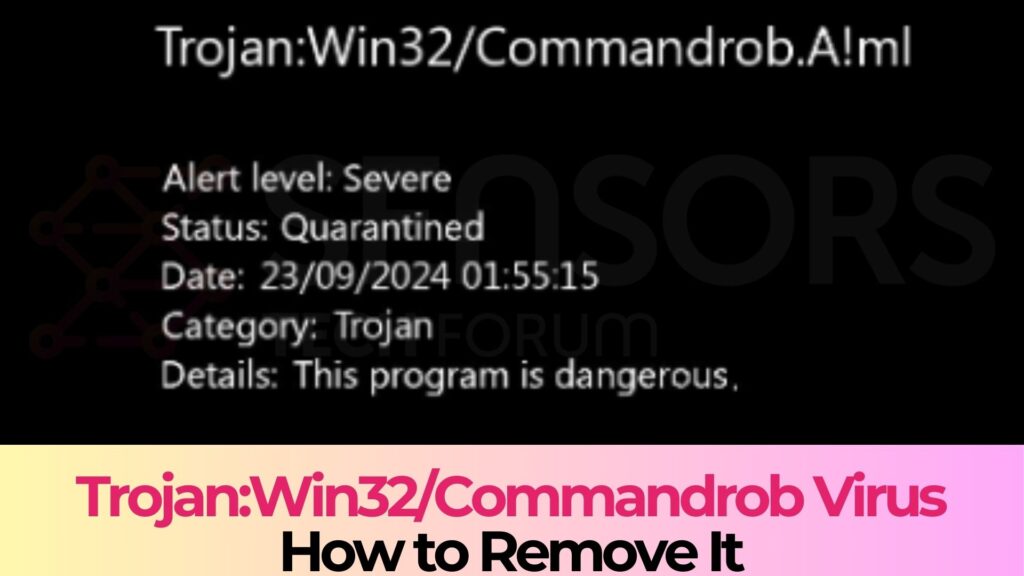 troiano:Win32/Comando Robô - Como removê-lo [Consertar]