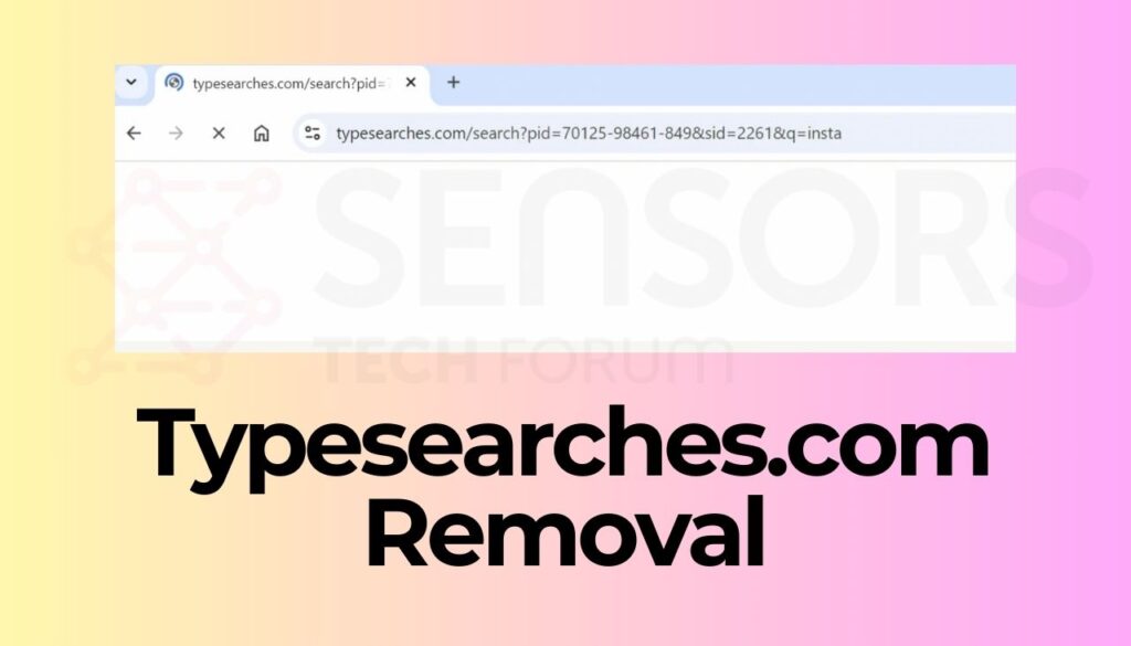 Rimozione di Typesearches.com