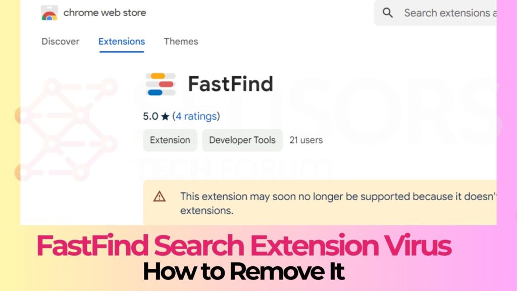 FastFind Search Browser Virus - How to Remove It