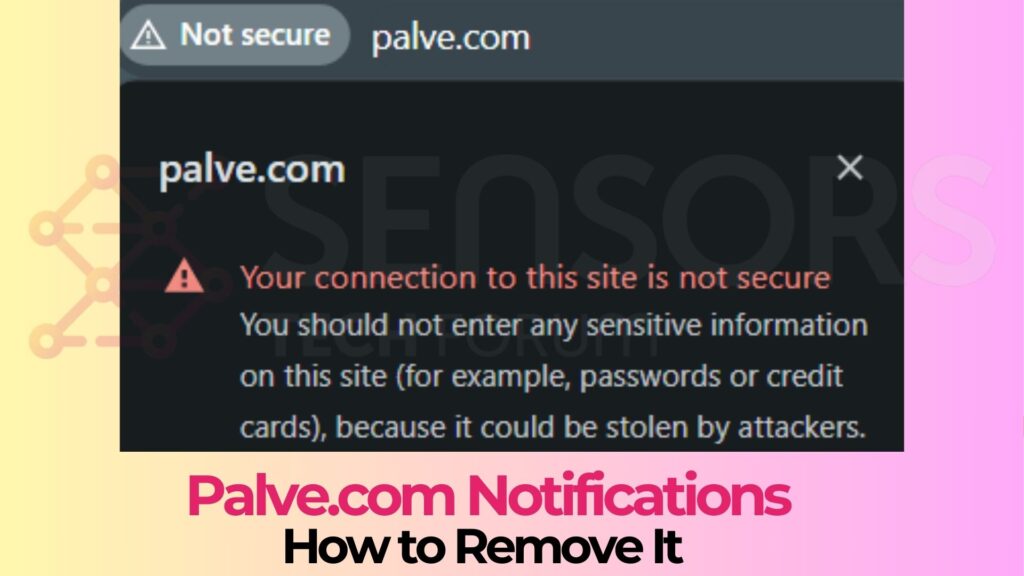 Virus de anuncios emergentes de Palve.com - Guía de eliminación [Trabajando]