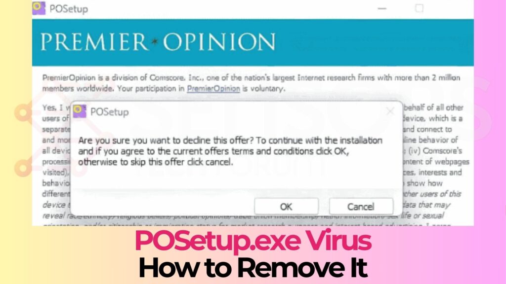 POSetup.exe virus removal guide