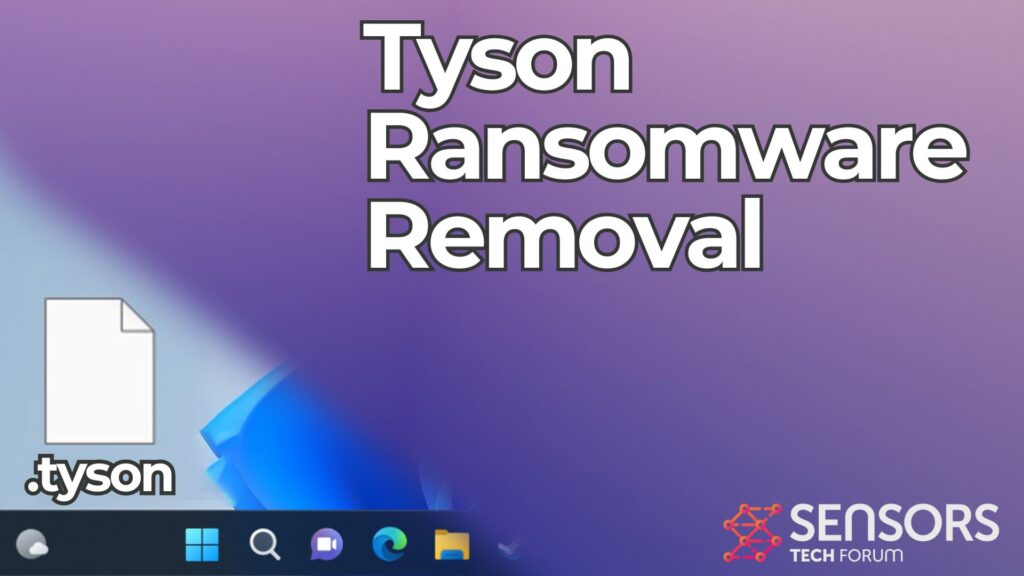 tyson ransomware guida alla rimozione dei file .tyson come decifrare i file 