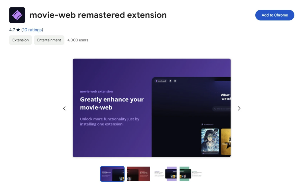 Movie-web Remastered Extension