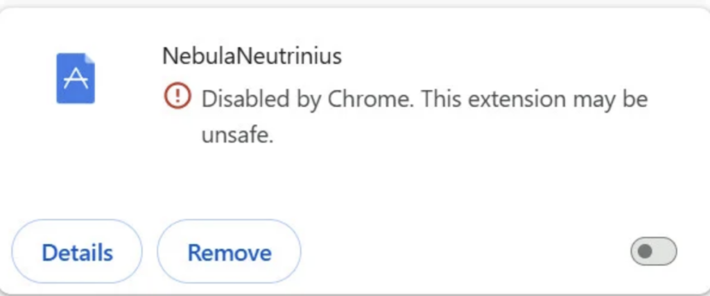 NebulaNeutrinius Virus Extension