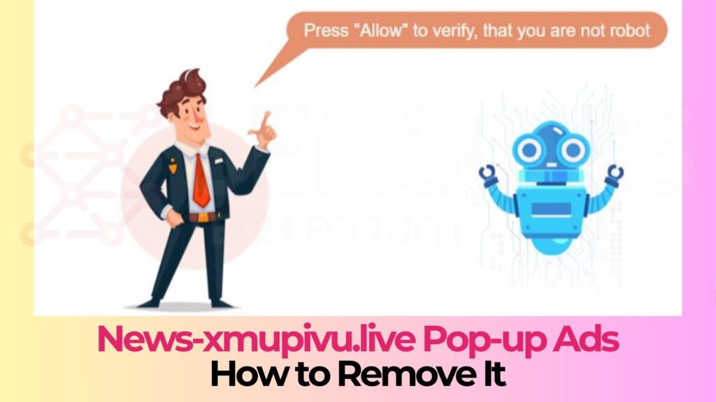 Virus pop-up News-xmupivu.live - Rimozione Guida