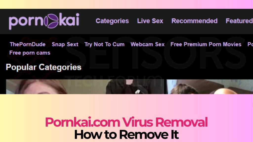 Pornkai.com 危険なサイト - それを削除する方法 [修理]