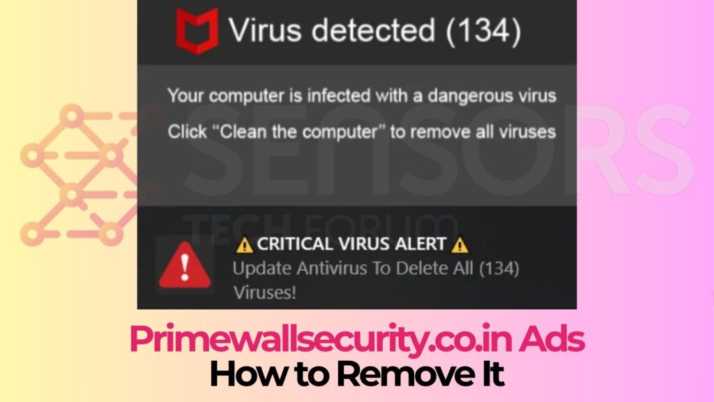 Primewallsecurity.co.in Pop-ups Virus Removal Guide [Fix]