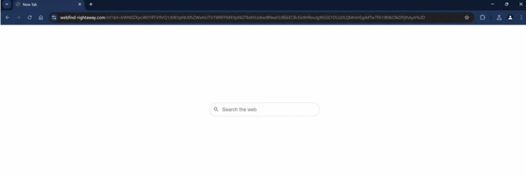 Webfind-rightaway.com Redirect Virus