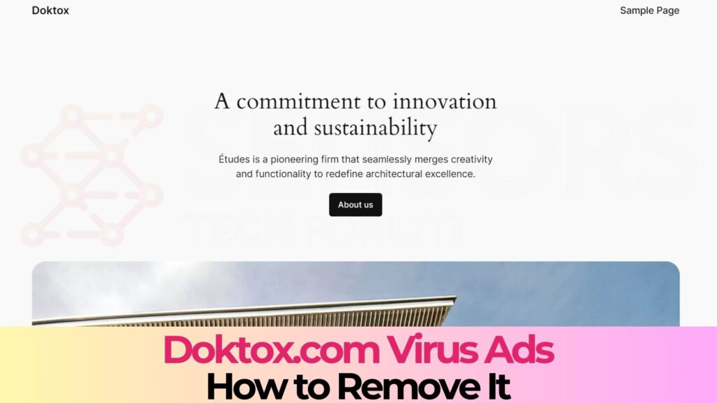 virus publicitaire doktox com - comment l'enlever complètement