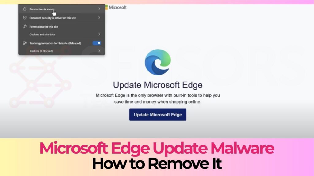 edge update virus how to remove it fake edge update redirect