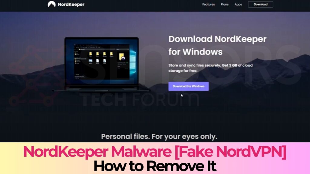 gefälschte NordVPN Nordkeeper Malware-Entfernung