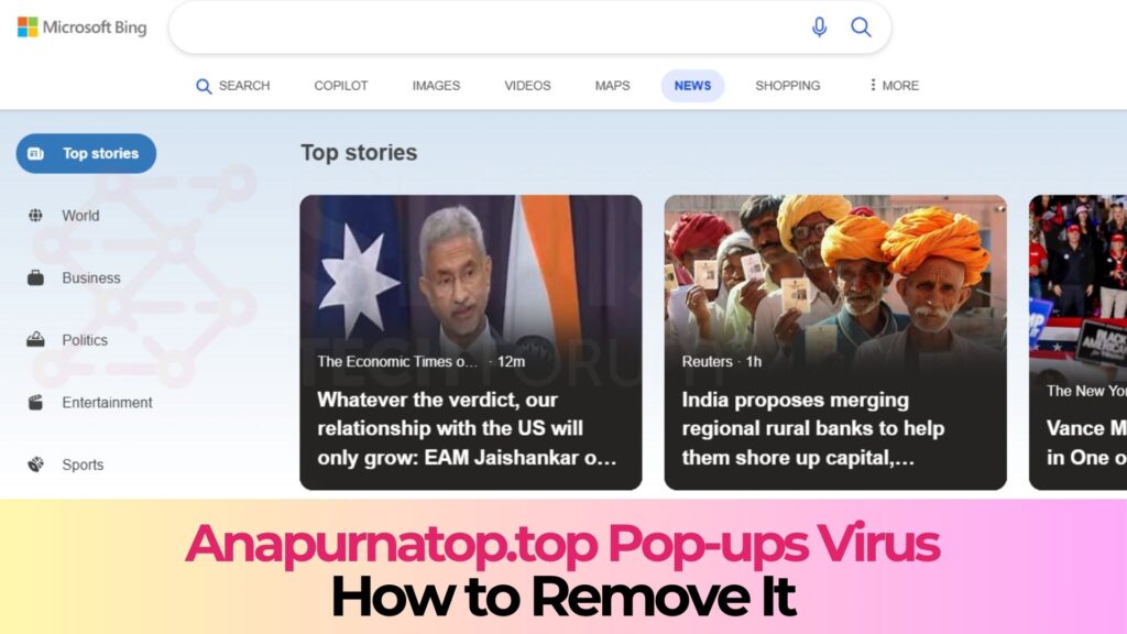 Anapurnatop.top Pop-ups Virus - Removal Guide