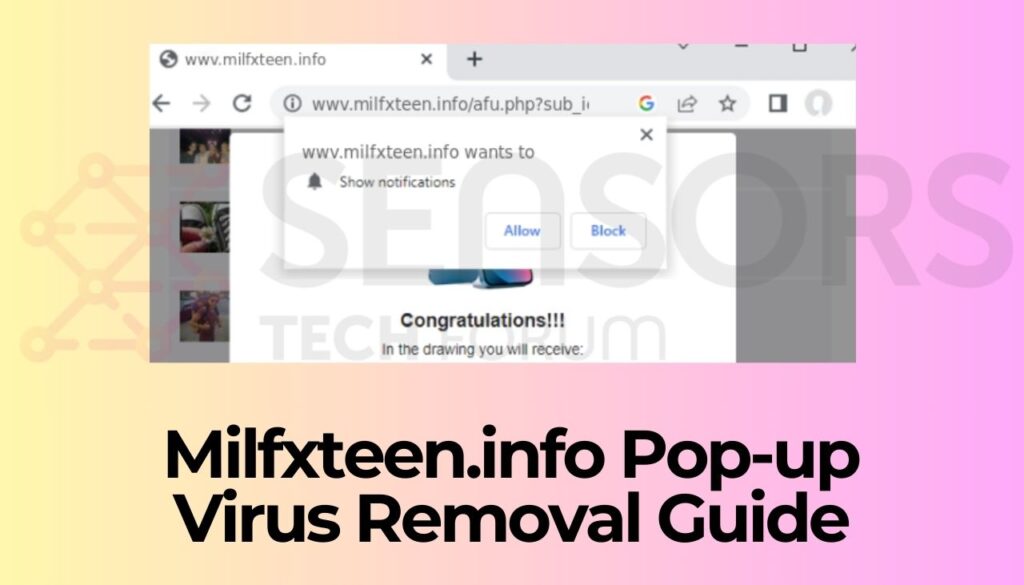 Milfxteen.info Pop-up Virus