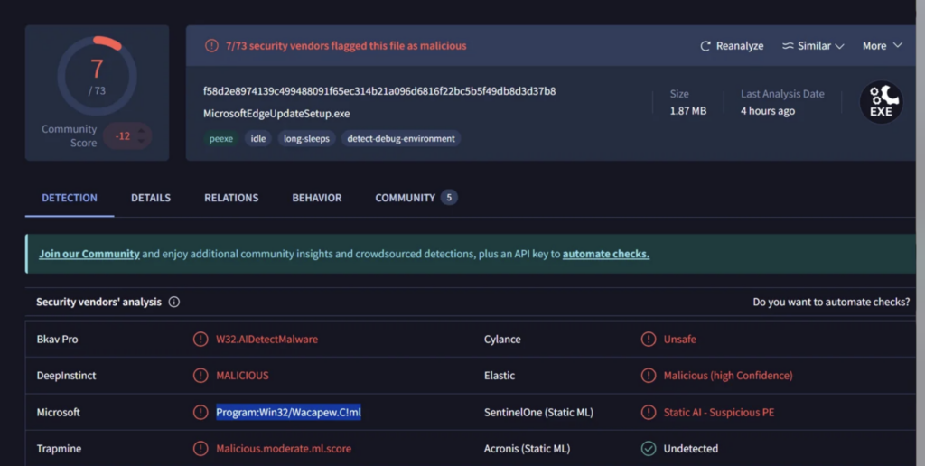 ProgramWin32:Wacapew.C!ml Trojan Virus Removal Guide