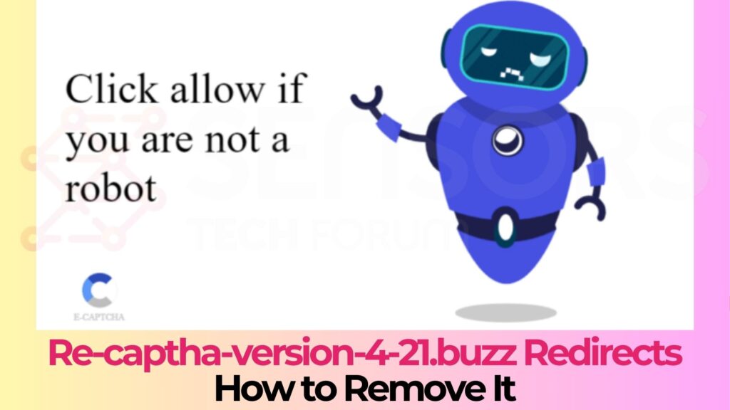 Re-captha-version-4-21.buzz Pop-up Notifications Virus - Removal