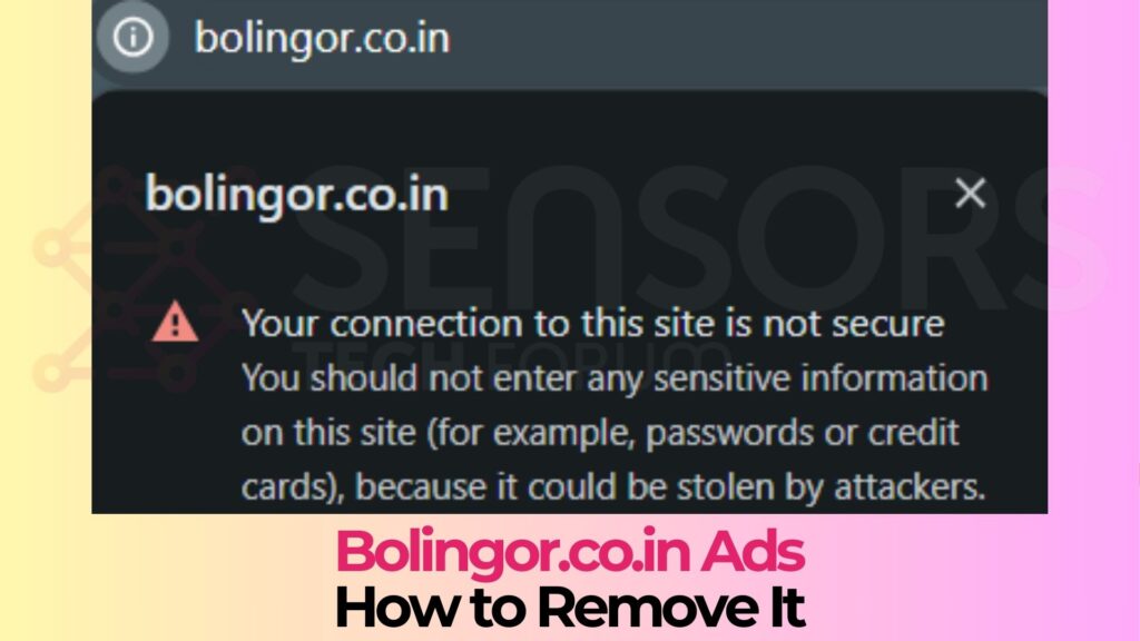 Bolingor.co.in Pop-ups Virus - How to Remove It