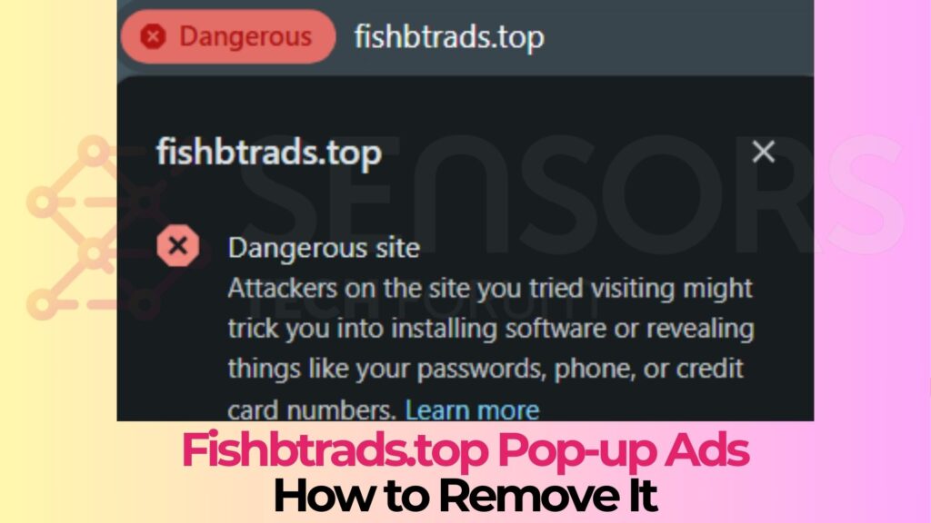 Fishbtrads.top Pop-up Ads Virus - Removal Guide