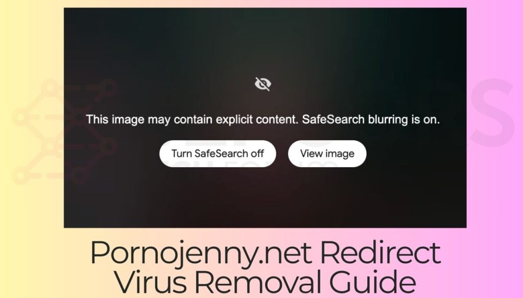 Pornojenny.net Redirect Virus Removal