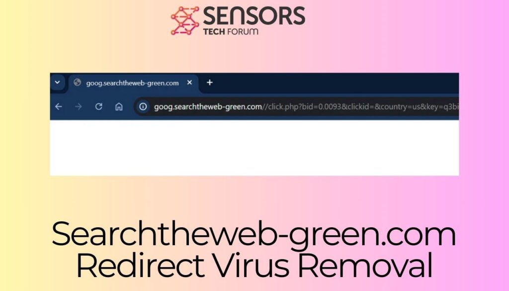 Searchtheweb-green.com Redirect Virus Removal