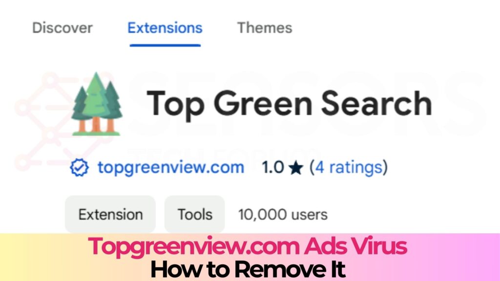 Topgreenview.com [Top Green Search] Virus - Removal Guide