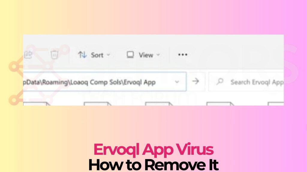 Virus dell'app Ervoql - Come rimuovere E ' [passi]