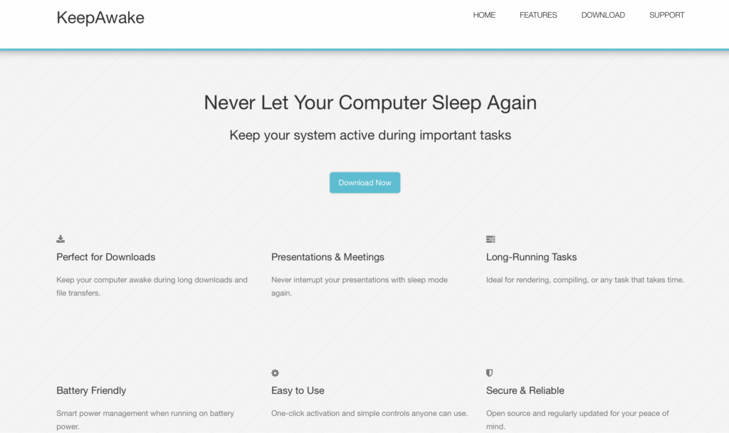 Keep Awake app