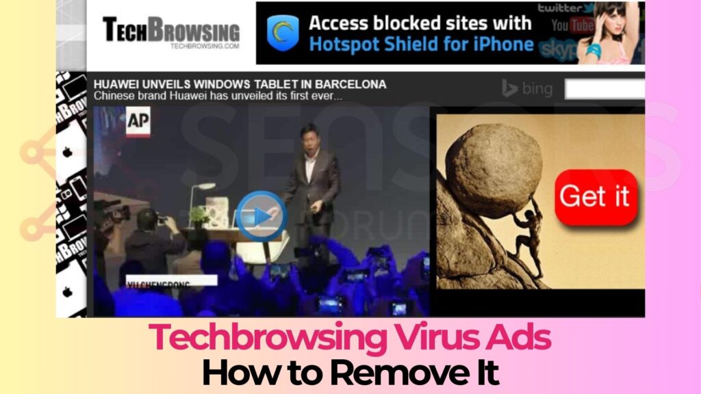 Techbrowsing Virus Ads - How to Remove It