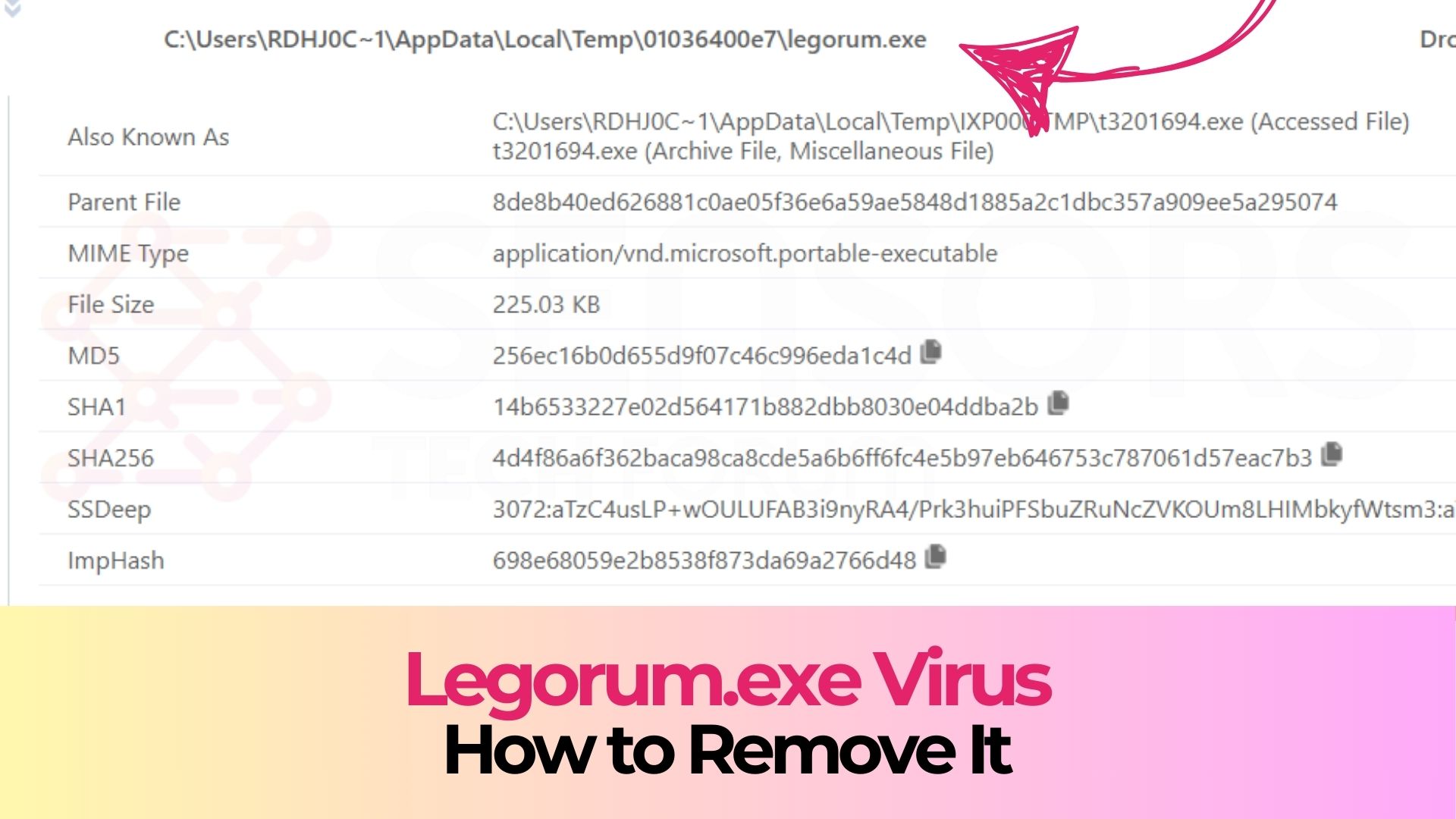 Legorum.exe Virus Process - How to Remove It [Guide]