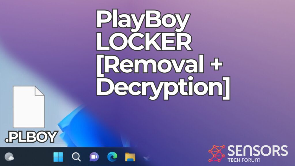 PlayBoy LOCKER (.PLBOY Files) - Removal + Recovery Guide